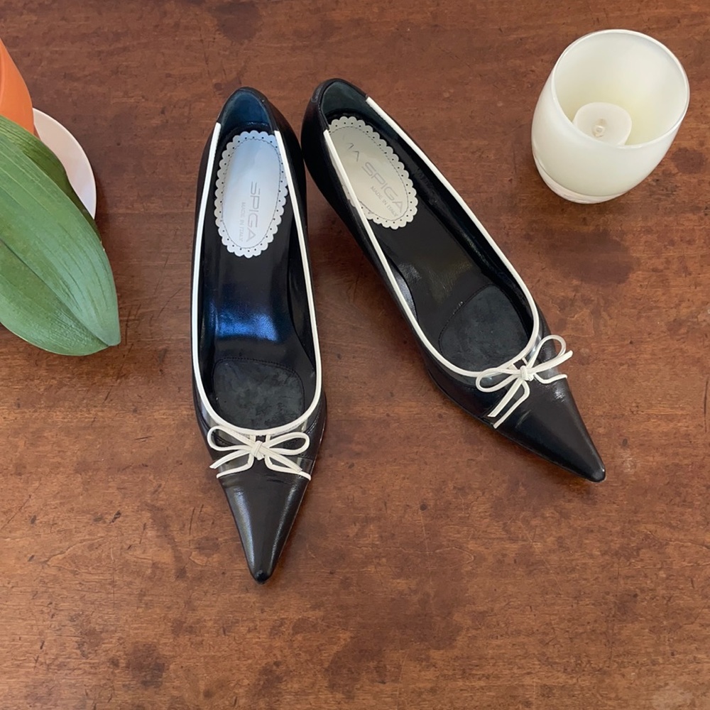 Via Spiga Bow Tie Heels